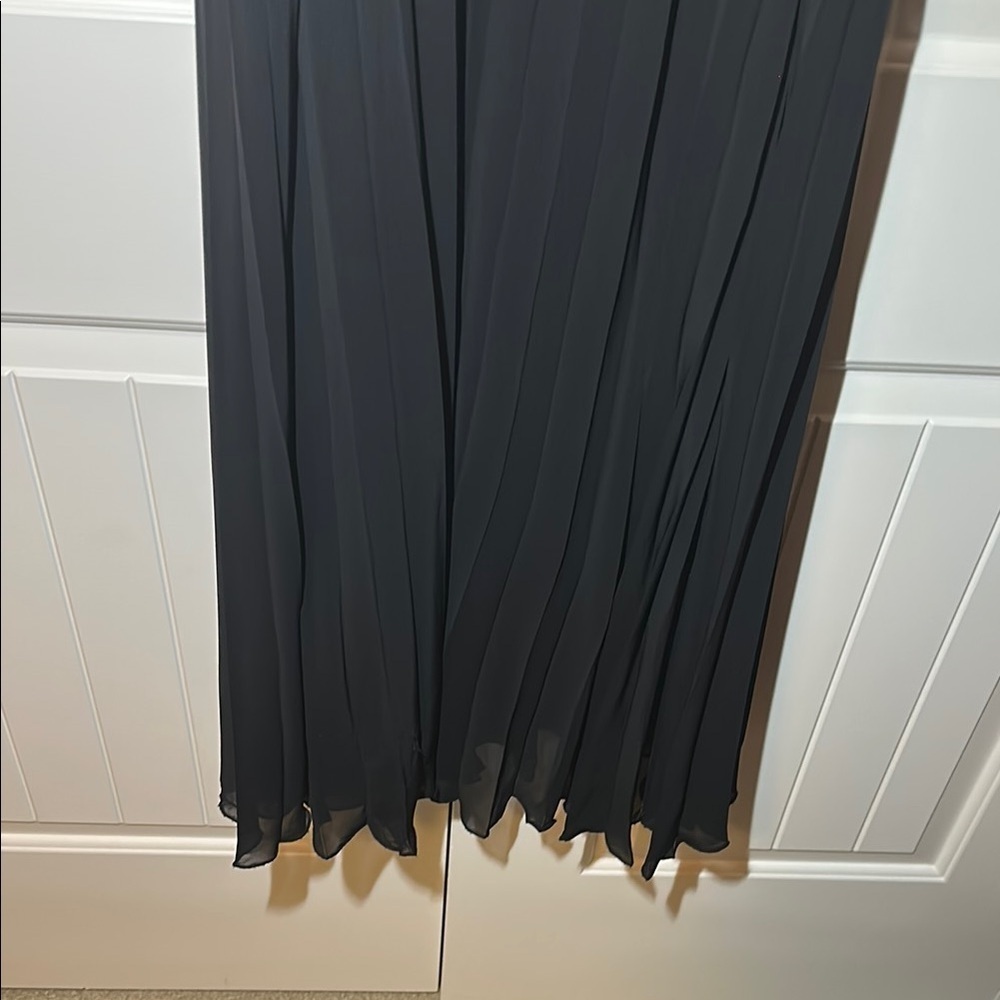 Bisou Bisou Black Scoop Neck Spaghetti Strap Maxi Empire Waist Dress - 4 - Picture 10 of 10